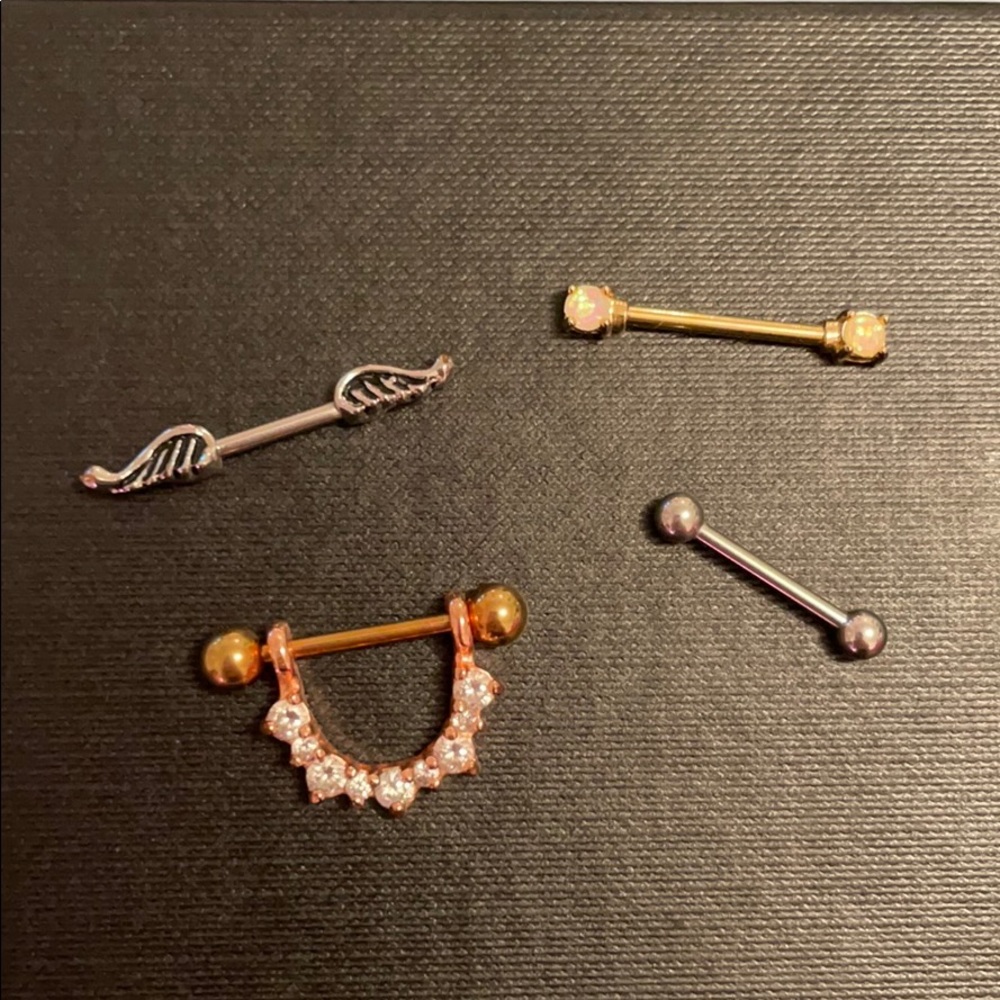 Single Nipple Ring Bundle